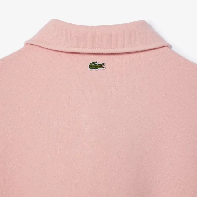 Dam-Sweatshirt i avslappnad passform med broderad polokrage