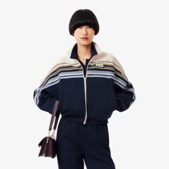 Dam-Sweatshirt med dragkedja, tillverkad i Frankrike