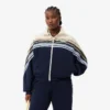 Dam-Sweatshirt med dragkedja, tillverkad i Frankrike