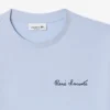 Dam-T-shirt i bomull med märkeslogotyp och avslappnad passform Dam-T-shirt i bomull med märkeslogotyp och avslappnad passform
