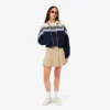 Dam, tillverkad i Frankrike, slim fit, randig pikétröja Dam, tillverkad i Frankrike, slim fit, randig pikétröja