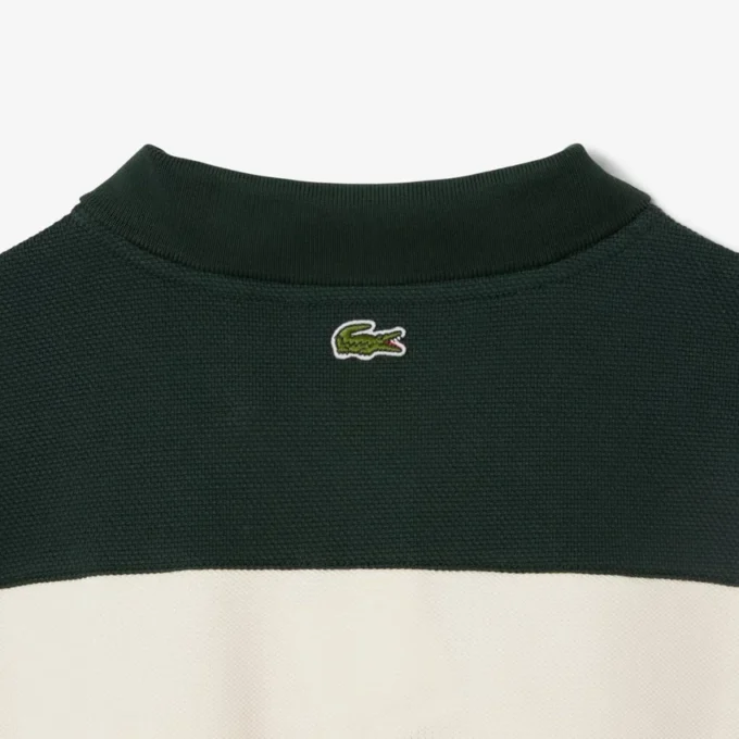 Dam, tillverkad i Frankrike, slim fit, randig pikétröja Dam, tillverkad i Frankrike, slim fit, randig pikétröja