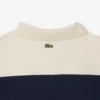 Dam, tillverkad i Frankrike, slim fit, randig pikétröja