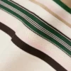 Dam, tillverkad i Frankrike, slim fit, randig pikétröja