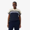 Dam, tillverkad i Frankrike, slim fit, randig pikétröja Dam, tillverkad i Frankrike, slim fit, randig pikétröja