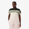 Dam, tillverkad i Frankrike, slim fit, randig pikétröja