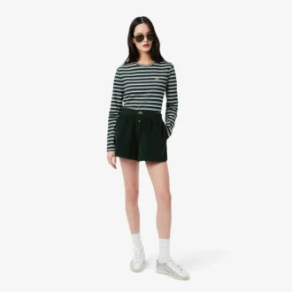 Damshorts i corduroy med avslappnad passform
