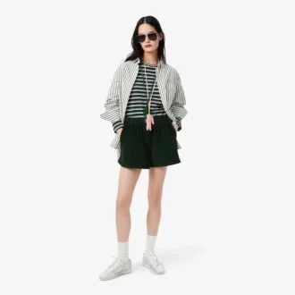 Damshorts i corduroy med avslappnad passform