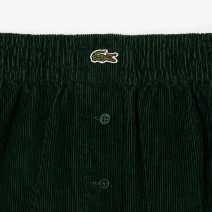 Damshorts i corduroy med avslappnad passform Damshorts i corduroy med avslappnad passform
