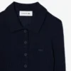 Damtröja i ulljersey med polokrage Damtröja i ulljersey med polokrage
