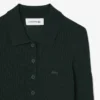 Damtröja i ulljersey med polokrage Damtröja i ulljersey med polokrage
