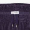 Damtröja i velour med kontrastdetaljer Damtröja i velour med kontrastdetaljer