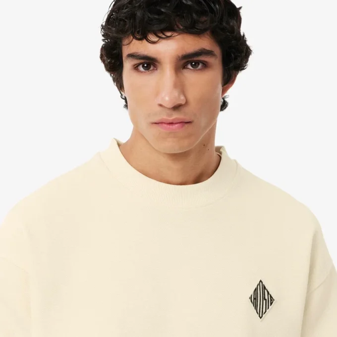 Double Face Piqua Badge-Sweatshirt Double Face Piqua Badge-Sweatshirt