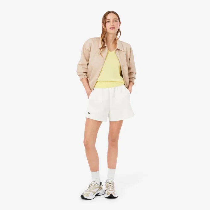 Dubbelvävda piqueshorts för dam Dubbelvävda piqueshorts för dam