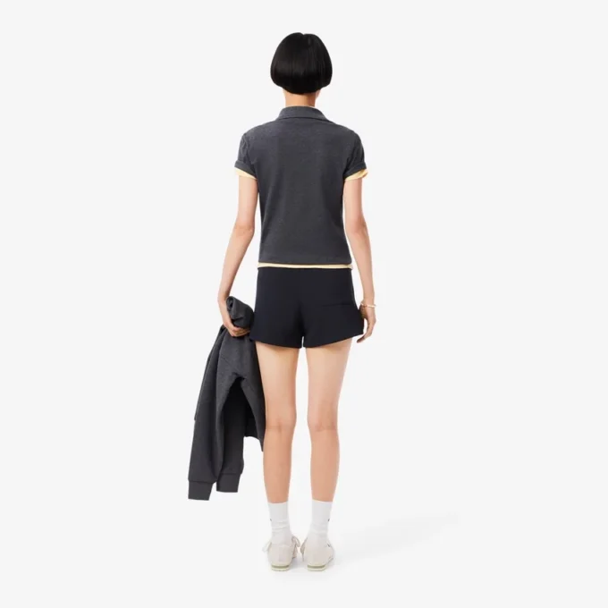 Dubbelvävda piqueshorts för dam Dubbelvävda piqueshorts för dam