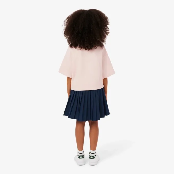 Fladdrande fodrad kjol för flickor Fladdrande fodrad kjol för flickor