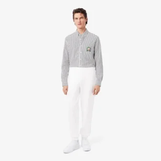 Fleece-cargobyxor för herr