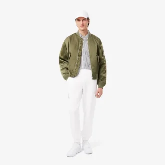Fleece-cargobyxor för herr