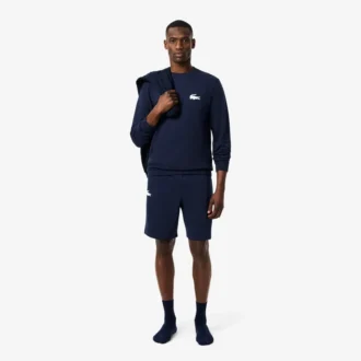Fleece-hoodie för herr