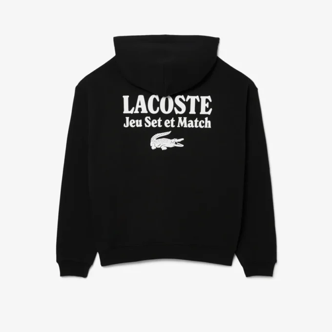 Fleece-hoodie för män med flera tryck Fleece-hoodie för män med flera tryck