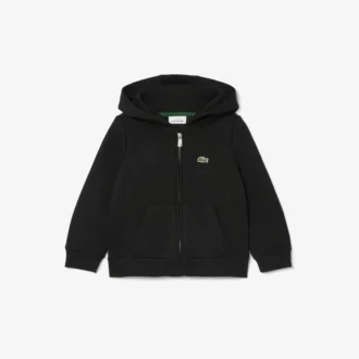 Fleece-hoodie med dragkedja för barn