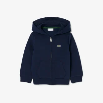 Fleece-hoodie med dragkedja för barn