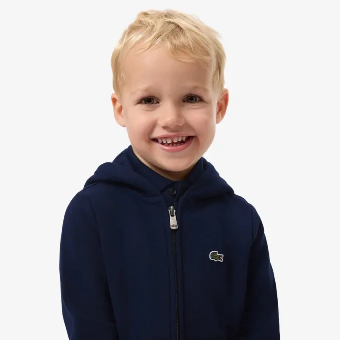 Fleece-hoodie med dragkedja för barn Fleece-hoodie med dragkedja för barn