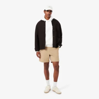 Fleece-hoodie med flera tryck