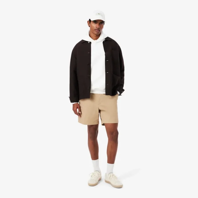 Fleece-hoodie med flera tryck Fleece-hoodie med flera tryck