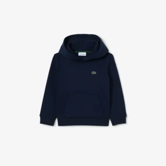 Fleece-hoodie med känguruficka för barn