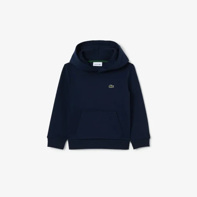 Fleece-hoodie med känguruficka för barn