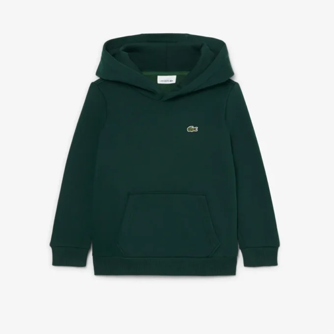 Fleece-hoodie med känguruficka för barn