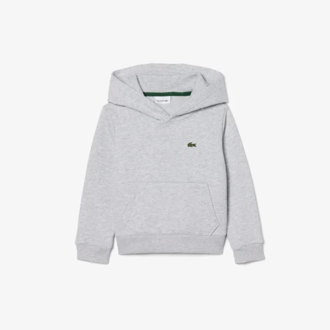 Fleece-hoodie med känguruficka för barn