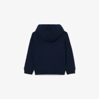 Fleece-hoodie med känguruficka för barn