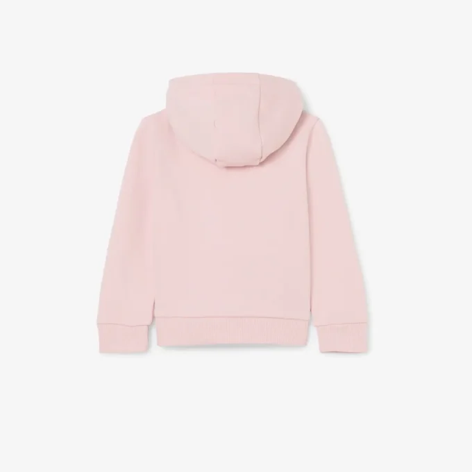 Fleece-hoodie med känguruficka för barn
