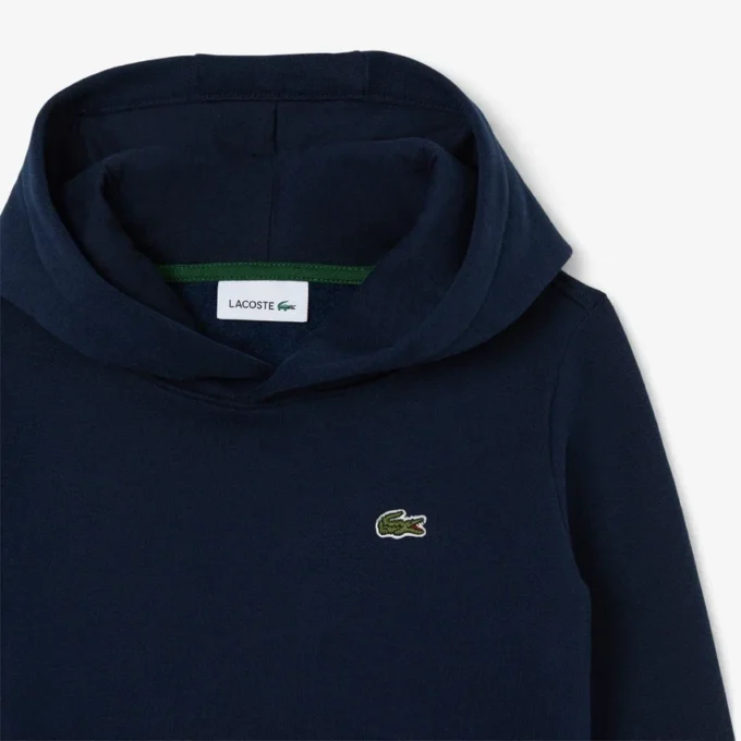 Fleece-hoodie med känguruficka för barn
