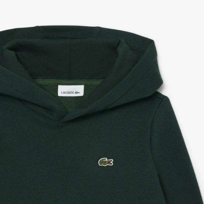 Fleece-hoodie med känguruficka för barn