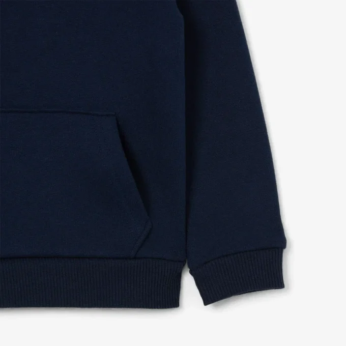 Fleece-hoodie med känguruficka för barn