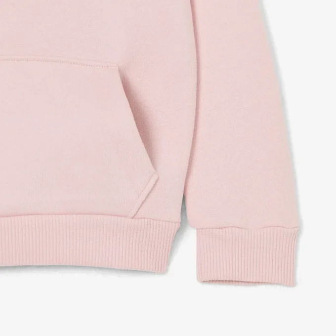 Fleece-hoodie med känguruficka för barn