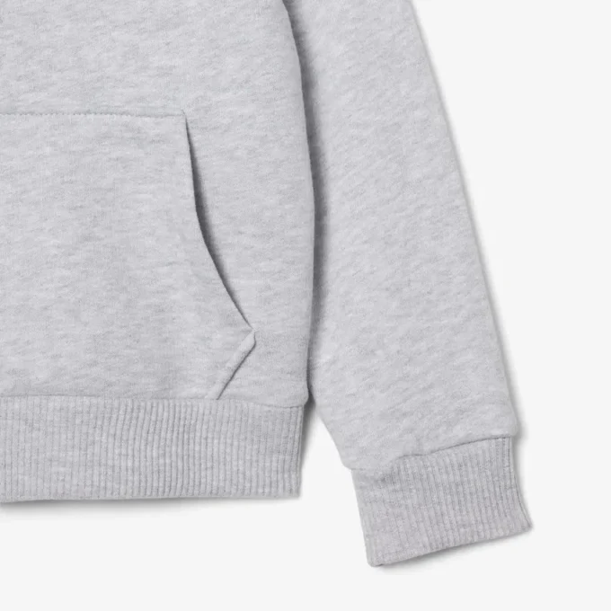 Fleece-hoodie med känguruficka för barn