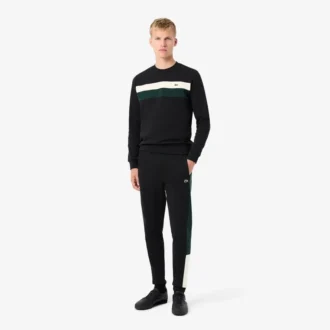 Fleece-joggingbyxor med avsmalnande ben för män Fleece-joggingbyxor med avsmalnande ben för män
