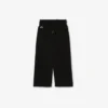 Fleece-joggingbyxor med utsvängda ben för tjejer Fleece-joggingbyxor med utsvängda ben för tjejer