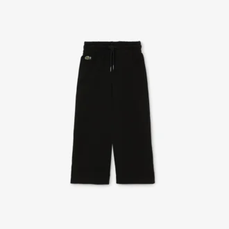 Fleece-joggingbyxor med utsvängda ben för tjejer