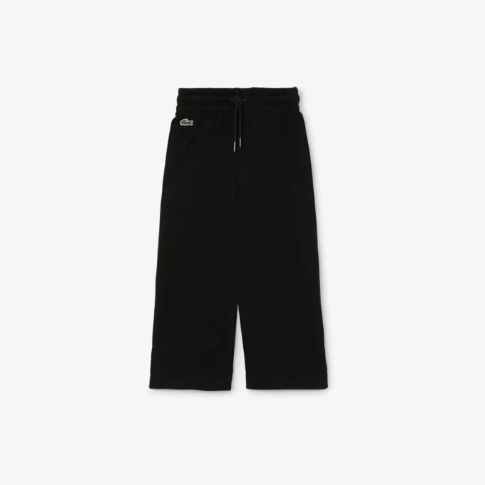 Fleece-joggingbyxor med utsvängda ben för tjejer Fleece-joggingbyxor med utsvängda ben för tjejer