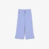Fleece-joggingbyxor med utsvängda ben för tjejer Fleece-joggingbyxor med utsvängda ben för tjejer