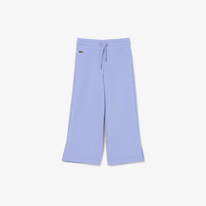 Fleece-joggingbyxor med utsvängda ben för tjejer Fleece-joggingbyxor med utsvängda ben för tjejer