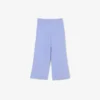 Fleece-joggingbyxor med utsvängda ben för tjejer Fleece-joggingbyxor med utsvängda ben för tjejer