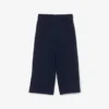 Fleece-joggingbyxor med utsvängda ben för tjejer