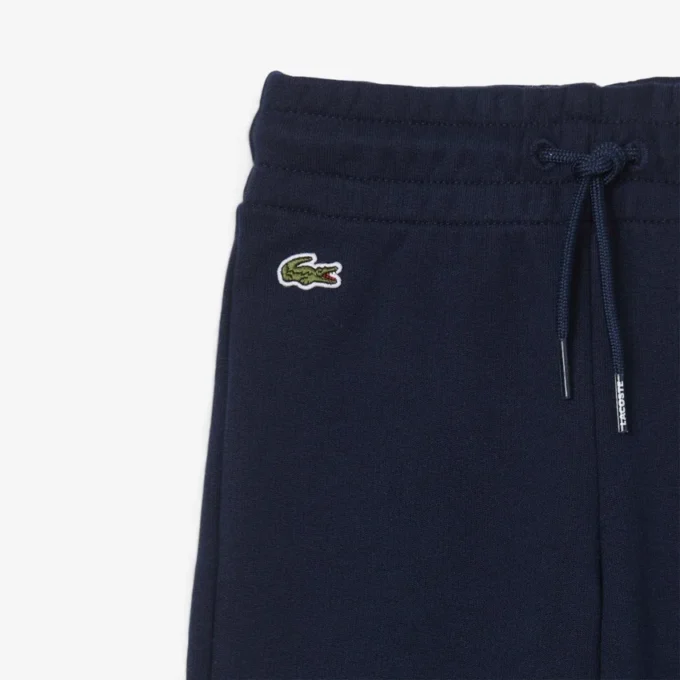 Fleece-joggingbyxor med utsvängda ben för tjejer