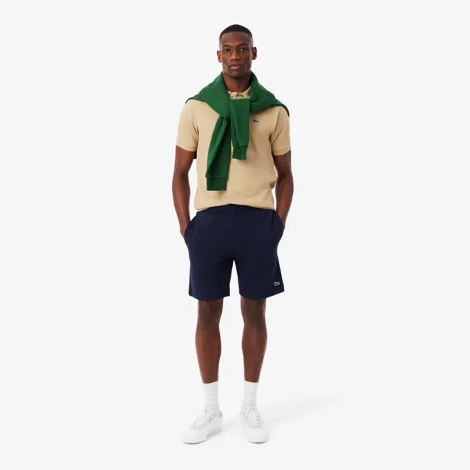 Fleece-shorts för män med normal passform Fleece-shorts för män med normal passform